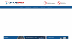 Desktop Screenshot of opticasamiga.com.mx