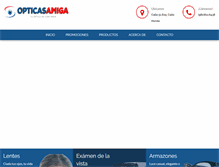 Tablet Screenshot of opticasamiga.com.mx